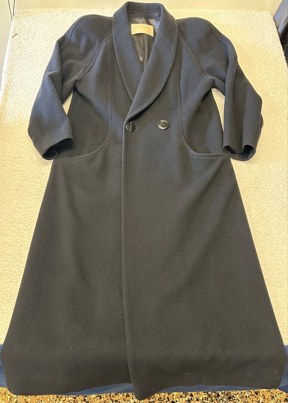 Vintage 1980s Pendleton Wool Overcoat Jacket Large